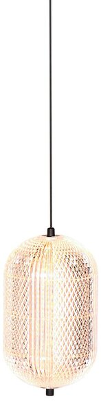 Mexlite - lampada a sospensione - Geripu - ambra - plastica metallo - Ø 15cm - LED - 3840ZW