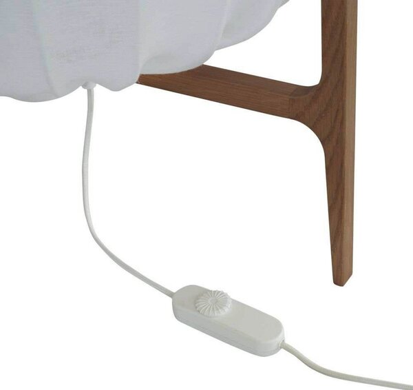 Lampada da terra Watt & Veke, dimmerabile, Bianco, Soggiorno, Legno, Scandinavo