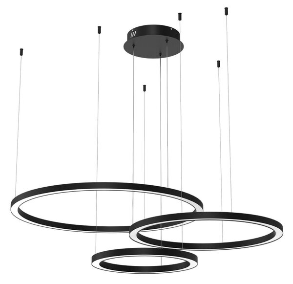 Lampada a sospensione Eko-Light, Galaxia, Nero, Soggiorno, Plastica, Moderno