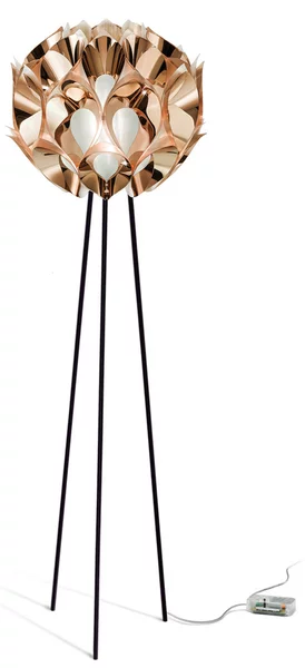 Lampada da terra Slamp, FLORA, dimmerabile, Rame, Soggiorno, Plastica, Design