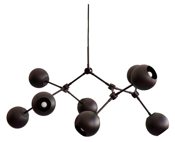 Lampadari 101 COPENHAGEN, dimmerabile, Nero, Soggiorno, Metallo, Moderno