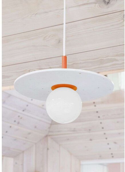 Lampada a sospensione Swedish Ninja, Arancione, Sala da pranzo, Metallo