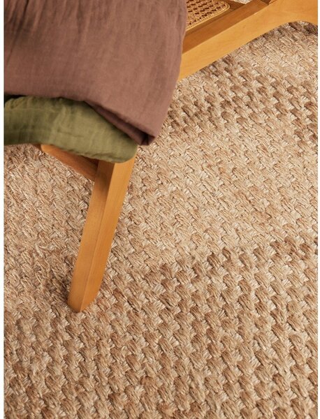Tappeto di colore naturale in iuta reversibile/tessuto a mano 120x170 cm Fjord – Hanse Home