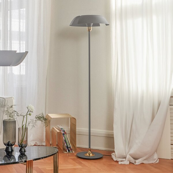 Lampada da terra AYTM, Cycnus, Grigio, Soggiorno, Metallo, Design