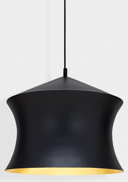 Lampada a sospensione Tom Dixon, Beat, dimmerabile, Nero, Soggiorno, Ottone, Design