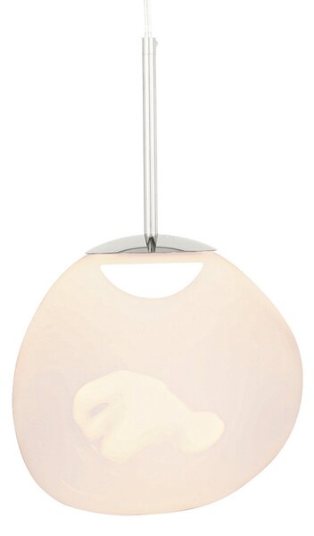 Lampada a sospensione Tom Dixon, Melt, dimmerabile, Bianco, Soggiorno, Plastica, Design