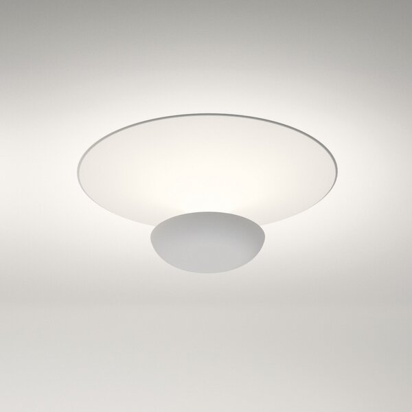 Plafoniera Vibia, Funnel, dimmerabile, Bianco, Soggiorno, Metallo, Design