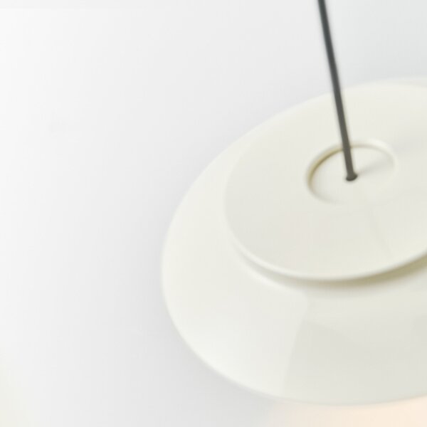 Lampada a sospensione Pholc, Lille 24, dimmerabile, Bianco, Cucina, Alluminio, Design