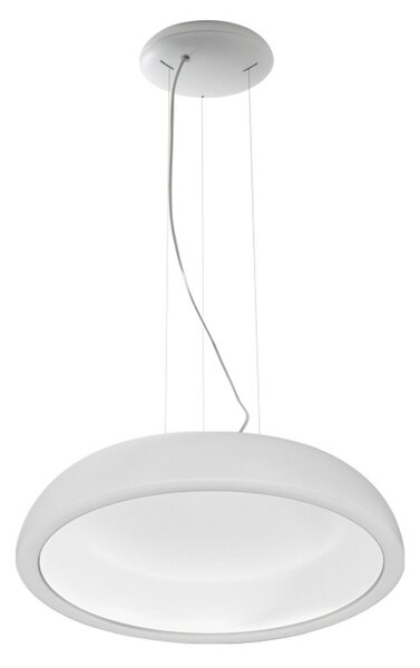 Lampada a sospensione Stilnovo, Reflexio, dimmerabile, Bianco, Soggiorno, Metallo, Design