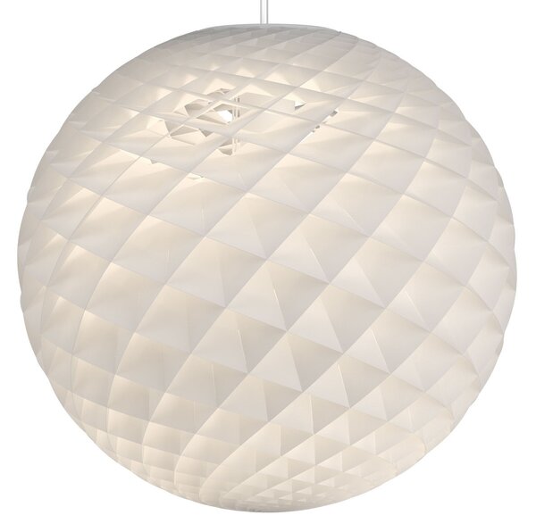 Lampada a sospensione Louis Poulsen, Patera, dimmerabile, Bianco, Soggiorno, Plastica, Design