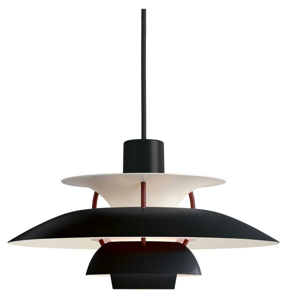 Lampada a sospensione Louis Poulsen, PH 5 Mini, dimmerabile, Nero, Soggiorno, Metallo, Moderno