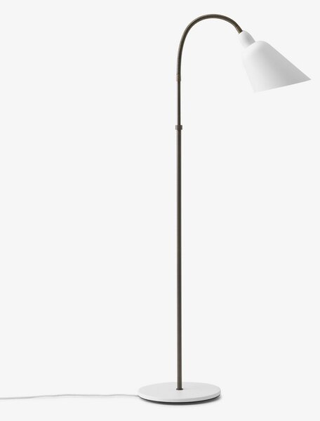 Lampada da terra &Tradition, Bellevue AJ7, Bianco, Soggiorno, Metallo, Design