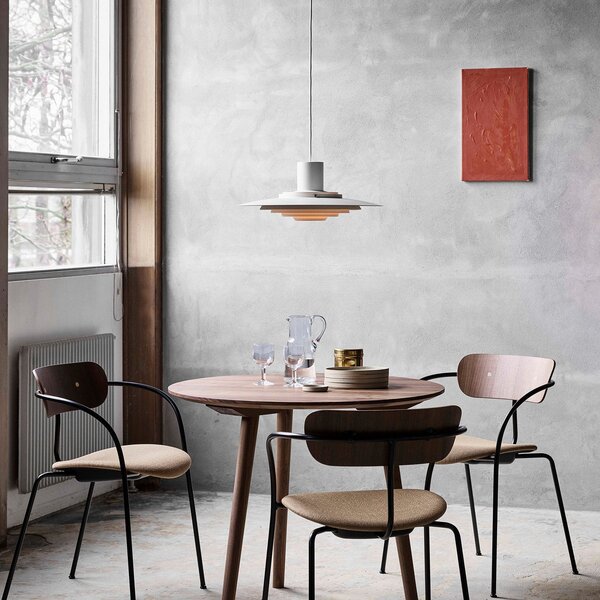 Lampada a sospensione &Tradition, P376 KF1, dimmerabile, Bianco, Soggiorno, Metallo, Design