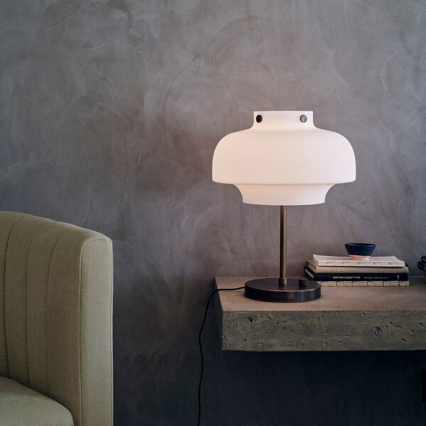 Lampade da tavolo &Tradition, Copenhagen SC13, dimmerabile, Bronzo / Ottone anticato, Soggiorno, Metallo, Design