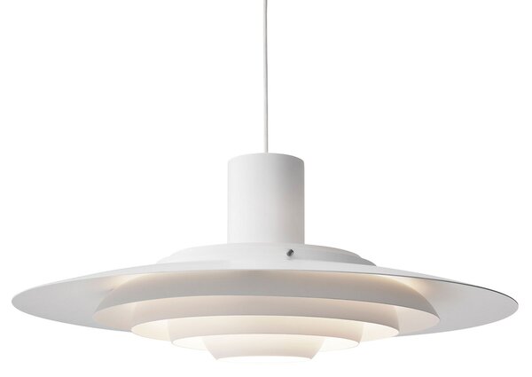 Lampada a sospensione &Tradition, P376 KF2, dimmerabile, Bianco, Soggiorno, Metallo, Design