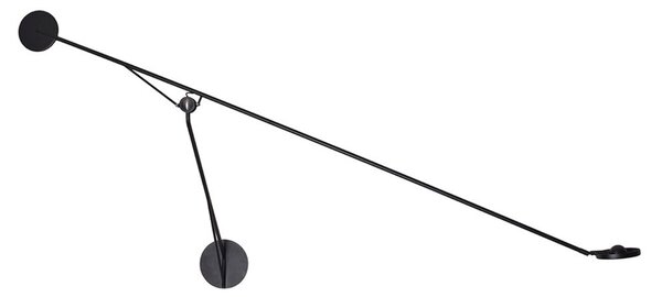 Applique da parete DCW, Nero, Soggiorno, Alluminio