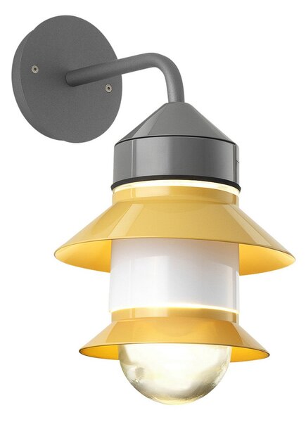 Lampade da esterno MARSET, Santorini, dimmerabile, Giallo, Vetro, Design