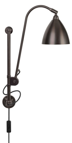 Applique Bestlite BL5, Ø 16 cm, nero/ottone - Gubi