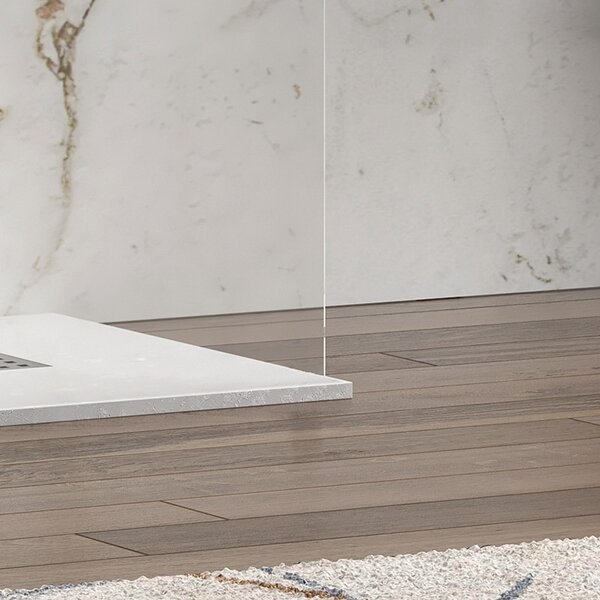 Kamalu doccia walkin 150cm altezza 200cm vetro 8mm modello kw3000