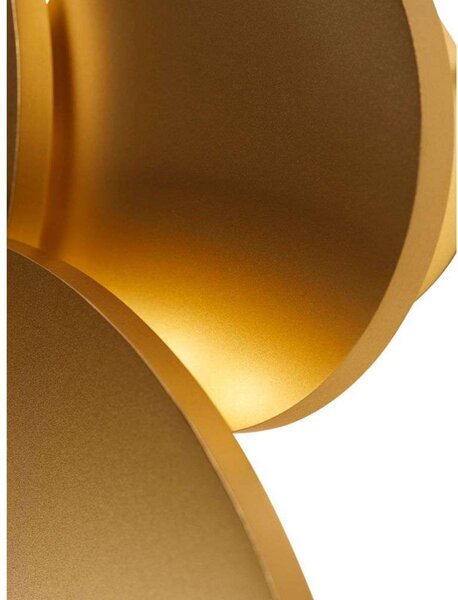 Applique da parete LIGHT-POINT, Dorato / Ottone, Terrazza, Alluminio