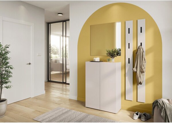 Armadietto color crema con effetto rovere 74x105x33 cm Alviano – Germania