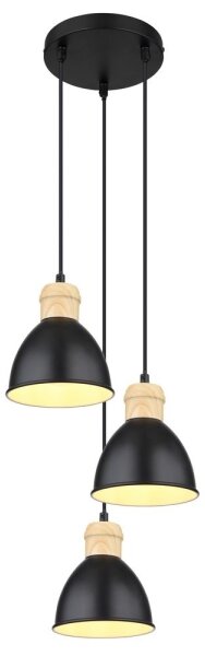 Globo 54018-3HS - Lampadario a sospensione con filo WIHO 3xE27/40W/230V