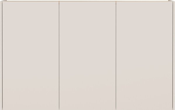 Armadietto color crema con effetto rovere 138x87x25 cm Libbiano – Germania