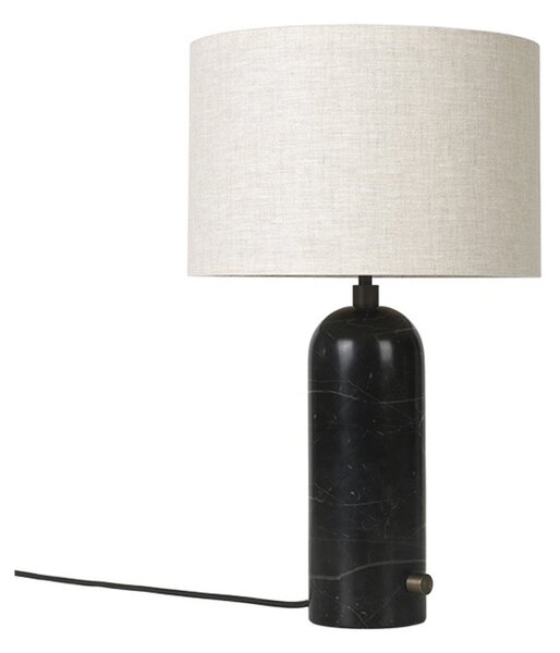 Lampade da tavolo GUBI, dimmerabile, Nero, Soggiorno, Marmo