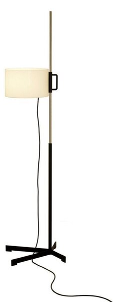 Lampada da terra Santa & Cole, dimmerabile, Nero, Soggiorno, Alluminio