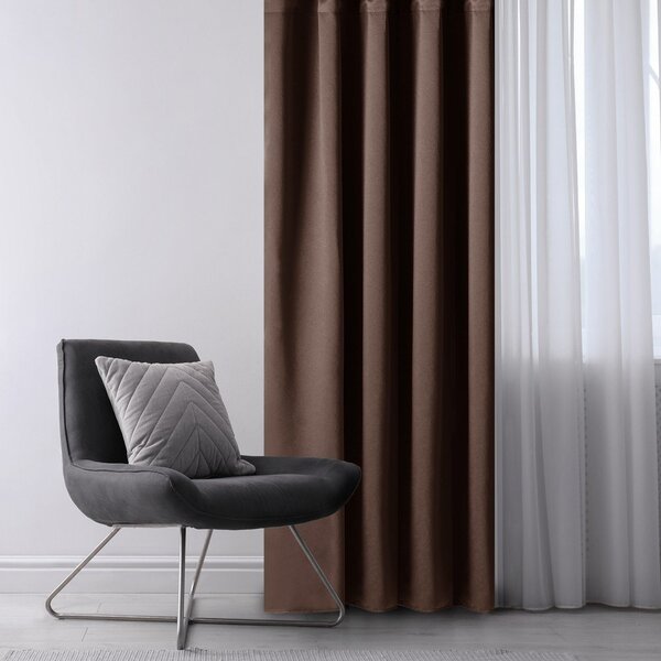 Tenda parzialmente oscurante marrone 140x270 cm Kierra – Restilo