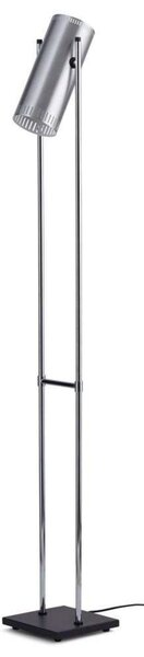 Lampada da terra Warm Nordic, Trombone, Metallizzato, Soggiorno, Alluminio, Design