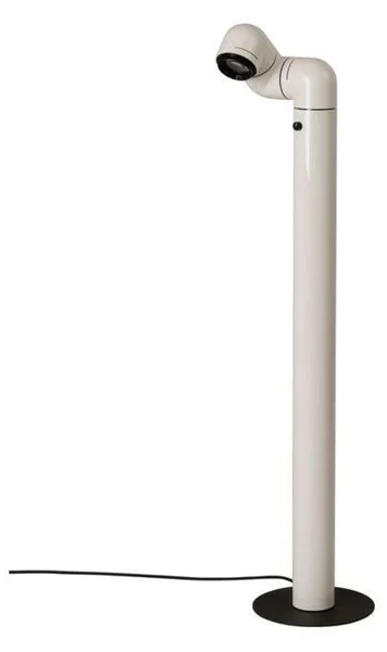 Lampada da terra Santa & Cole, dimmerabile, Bianco, Soggiorno, Metallo