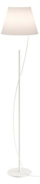 Lampada da terra Lodes, dimmerabile, Bianco, Soggiorno, Metallo