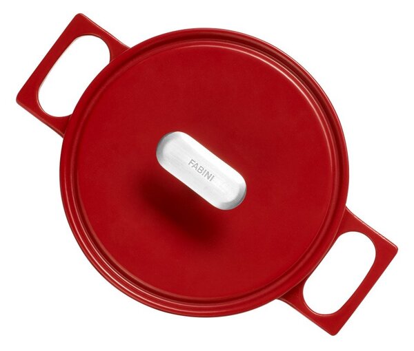 Casseruola in ghisa con coperchio incluso adatta all'induzione 2 l Mattia 3.0 – FABINI
