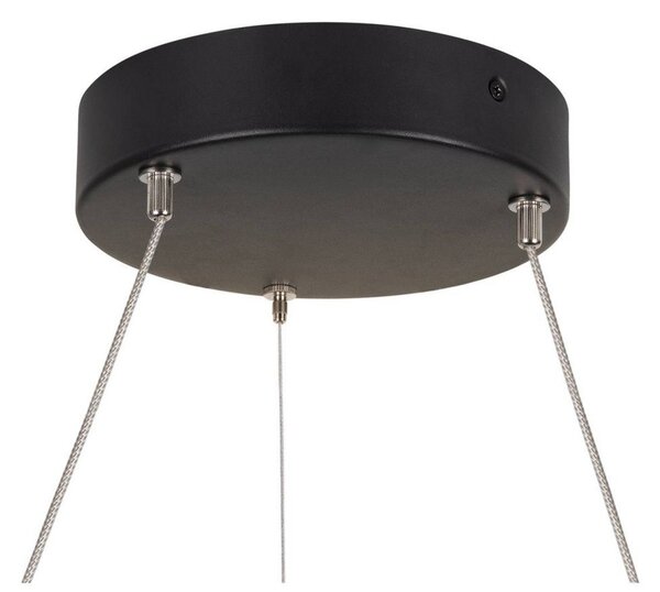 Lampada a sospensione SLV, One 60, dimmerabile, Nero, Soggiorno, Alluminio