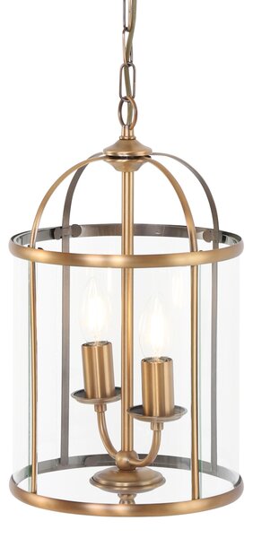Steinhauer - lampada a sospensione - Pimpernel - bronzo - vetro metallo - Ø 23cm - E14 - 5971BR
