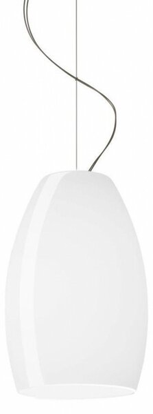 Lampada a sospensione Foscarini, Bianco, Sala da pranzo, Vetro