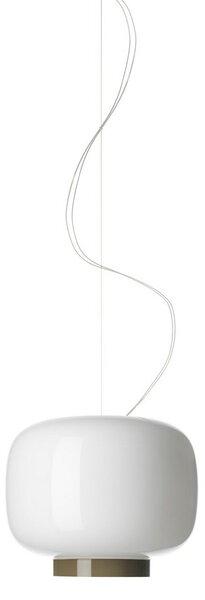 Lampada a sospensione Foscarini, dimmerabile, Bianco, Soggiorno, Vetro
