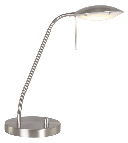 Mexlite - lampada da tavolo - Eloi - acciaio - vetro metallo - Ø 17cm - LED - 1315ST