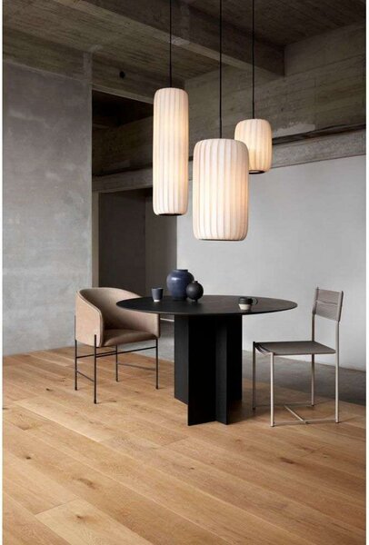 Lampada a sospensione Tom Rossau, Bianco, Soggiorno, Plastica