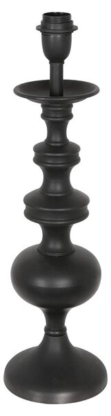 Anne Lighting - lampada da tavolo - Lyons - nero - legno - Ø 16cm - E27 - 3467ZW