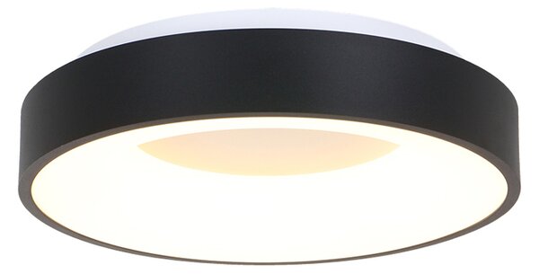 Steinhauer - plafoniera - Ringlede - nero - plastica metallo - Ø 30cm - LED - 3086ZW