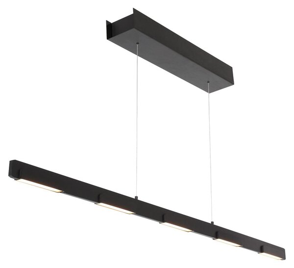 Steinhauer - lampada a sospensione - Bloc - nero - vetro metallo - lampada di design - LED - 3296ZW