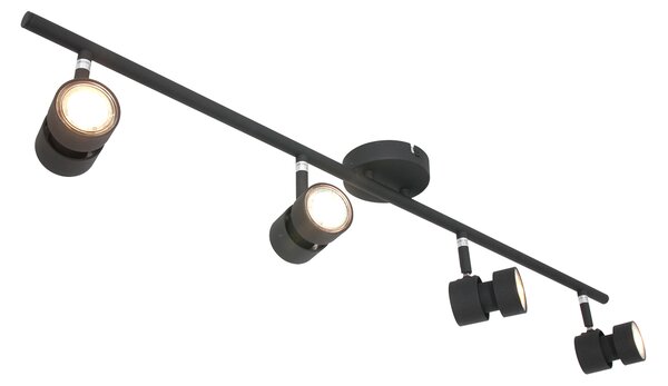 Steinhauer - faretto - Natasja LED - nero - metallo - lampada di design - GU10 - 7904ZW