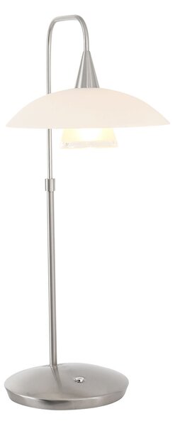 Steinhauer - lampada da tavolo - Tallerken - acciaio - vetro metallo - lampada da scrivania - G9 - 2657ST