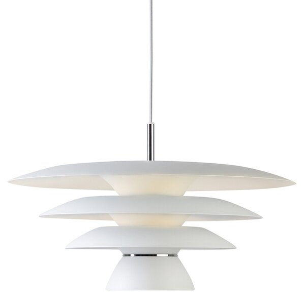Lampada a sospensione Belid, Bianco, Sala da pranzo, Metallo