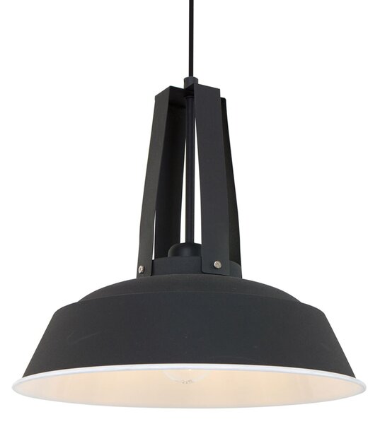 Mexlite - lampada a sospensione - Eden - nero - metallo - Ø 42cm - E27 - 7704ZW
