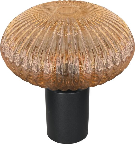Steinhauer - lampada da tavolo - Bloeba - ambra - vetro plastica metallo - Ø 30cm - E27 - 4235ZW