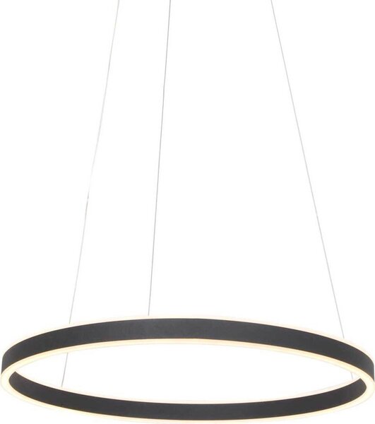 Steinhauer - lampada a sospensione - Ringlux - nero - plastica metallo - Ø 60cm - LED - 3502ZW