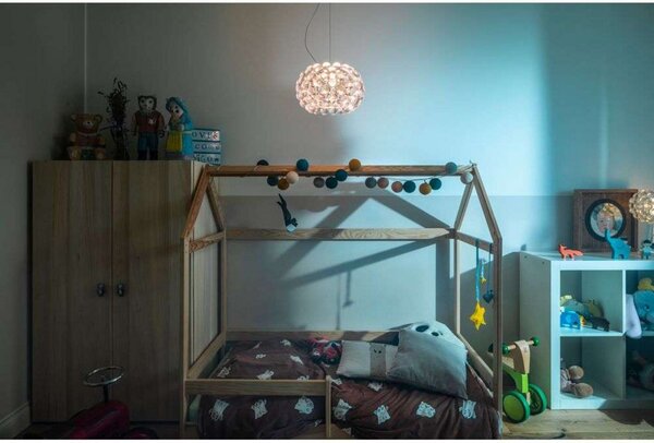 Lampada a sospensione Foscarini, Trasparente, Sala da pranzo, Vetro